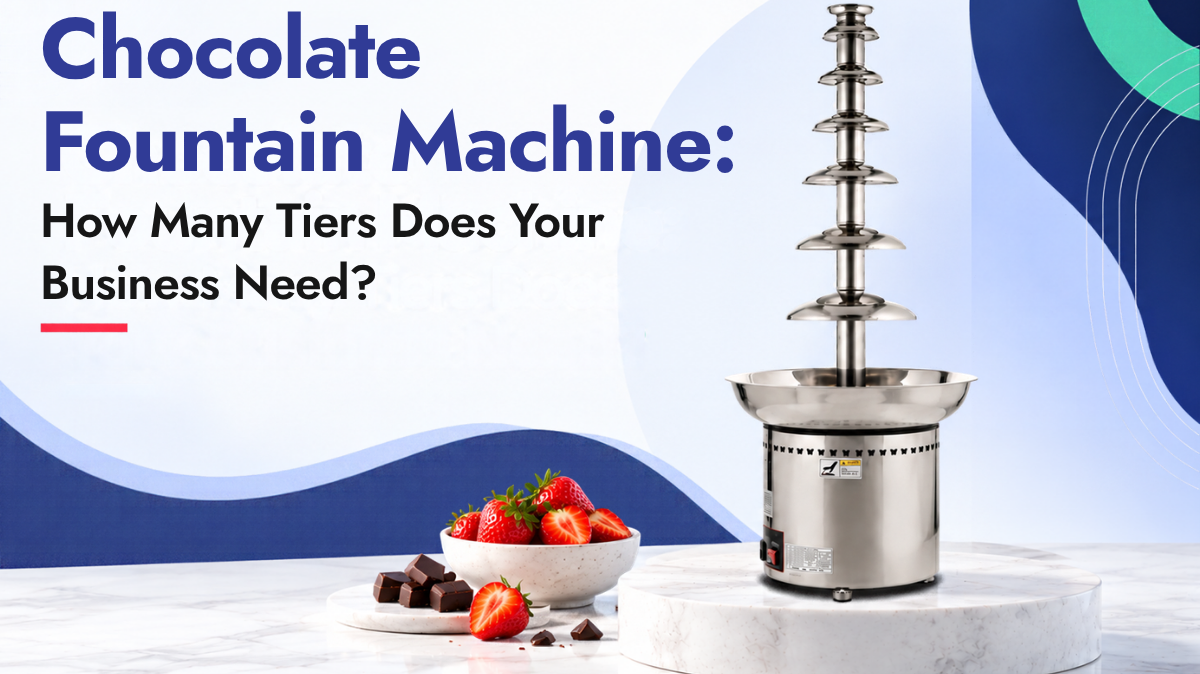 Chocolate Fountain Machine: How Many Tiers Does Your Business Need?